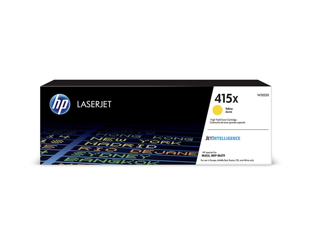 HP 415X nagy kapacitású LaserJet tonerkazetta sárga (W2032X) HP 415X nagy kapacitású LaserJet tonerkazetta sárga (W2032X)