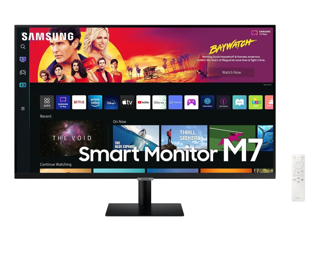 32" Samsung Smart M7 LCD monitor fekete (LS32BM700UUXEN)