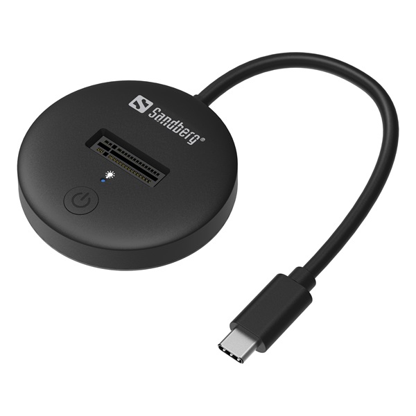 SANDBERG USB-C tartozék, USB 3.2 Dock for M.2+NVMe SSD SANDBERG USB-C tartozék, USB 3.2 Dock for M.2+NVMe SSD