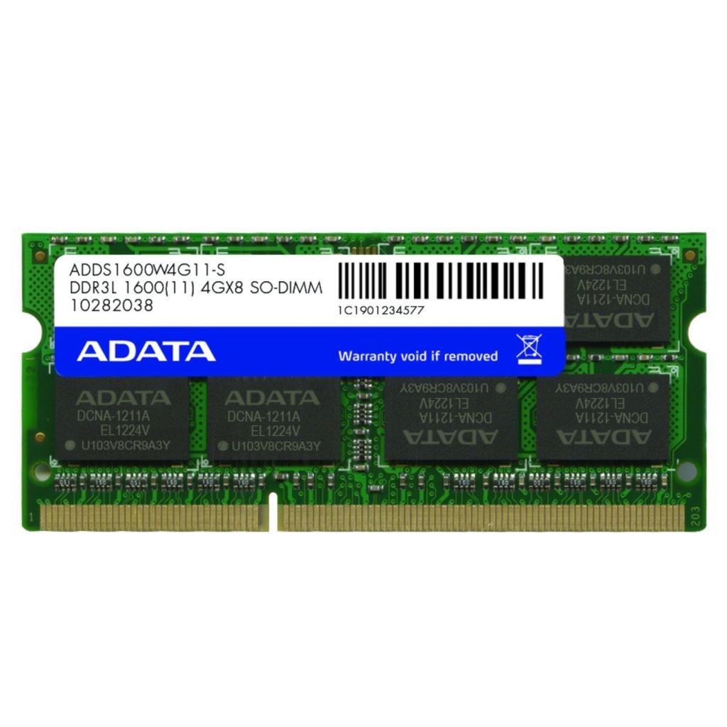ADATA CL11 ADDS1600W4G11-S  4GB 1600MHz DDR3L 1.35V Notebook RAM