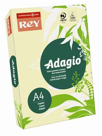 Rey "Adagio" Másolópapír színes A4 160g pasztell sárga (ADAGI160X473) Rey "Adagio" Másolópapír színes A4 160g pasztell sárga (ADAGI160X473)