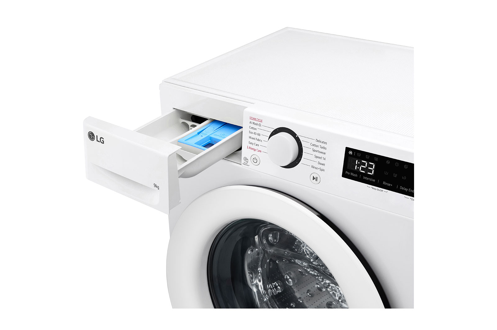 LG F2WR509SWW Elöltöltős mosógép – 9 kg, 1400 ford./perc, A Energiaosztály 