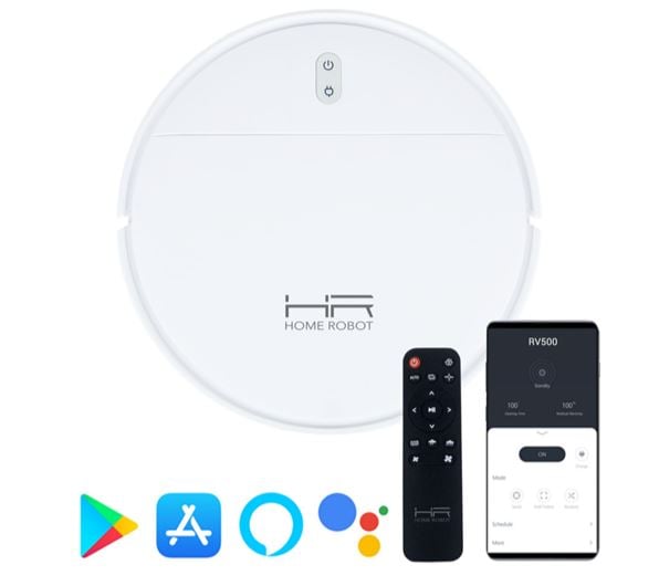 Home Robot RV500 nedves-száraz robotporszívó fehér (96002)