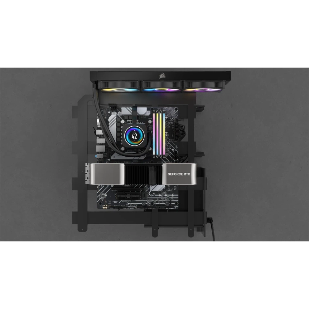 Corsair 96GB DDR5 6400MHz Kit(2x48GB) Dominator Titanium RGB Memória Fehér