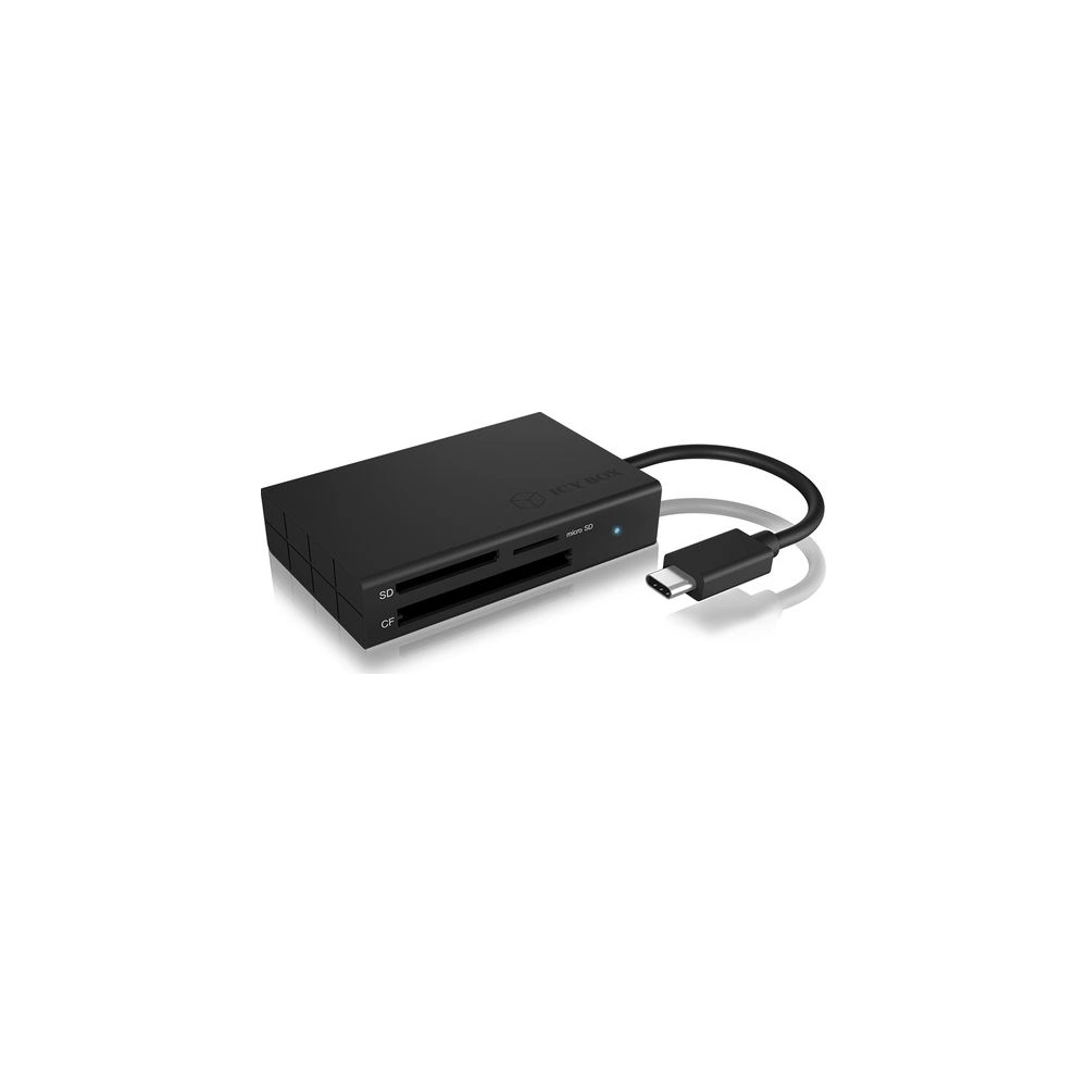 Raidsonic IcyBox IB-CR401-C3 Külső Multi-C USB3.0 csatlakozós kártyaolvasó Fekete