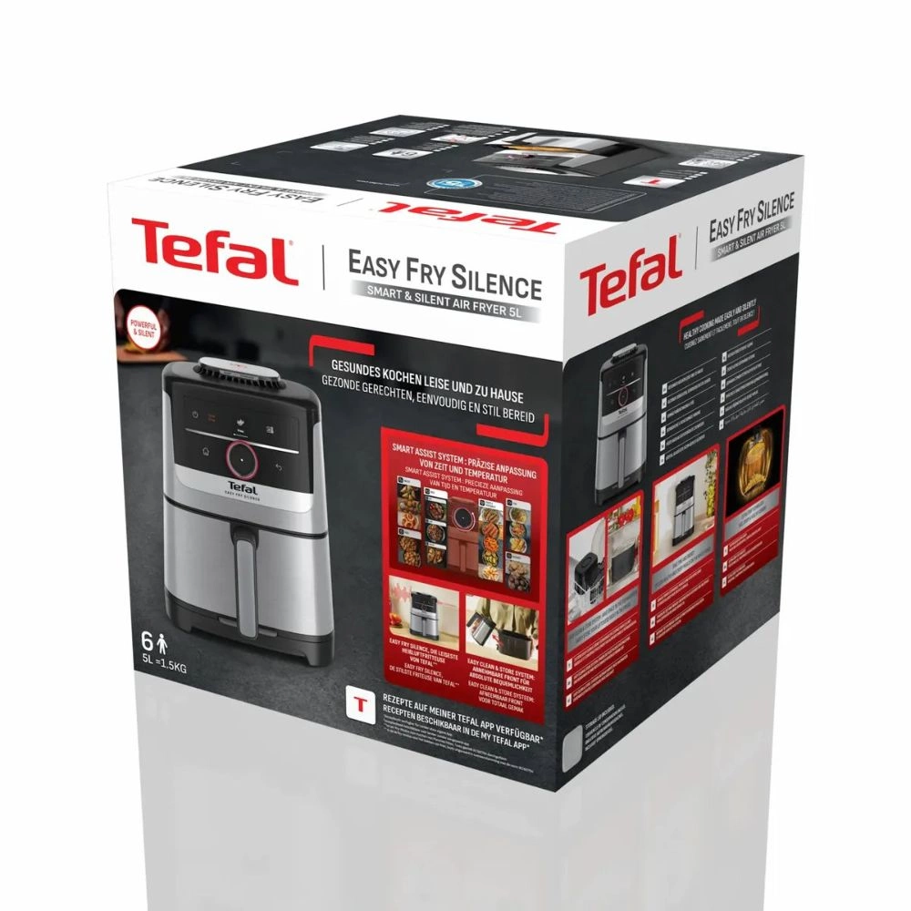 Tefal EY572DE1 Easy Fry Smart & Silence 5L Forrólevegős fritőz