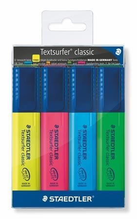 Staedtler "Textsurfer Classic 364" szövegkiemelő készlet 1-5 mm 4 szín (364 WP4) Staedtler "Textsurfer Classic 364" szövegkiemelő készlet 1-5 mm 4 szín (364 WP4)