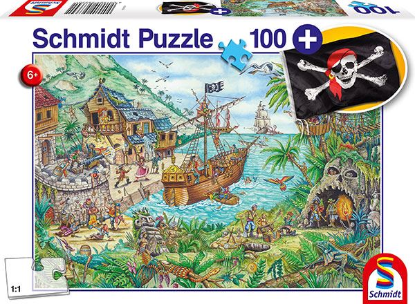 Schmidt Pirate cove (pirate flag) 100db-os puzzle (56330) (18904-184) Schmidt Pirate cove (pirate flag) 100db-os puzzle (56330) (18904-184)