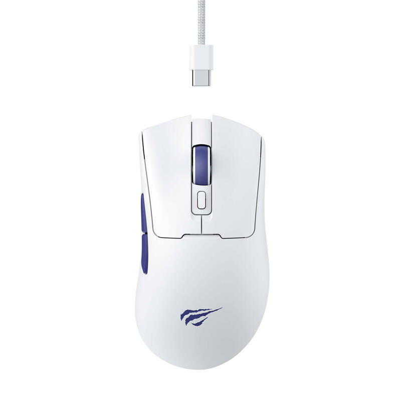 Havit MS966 RGB vezetékes gamer  egér Fehér 