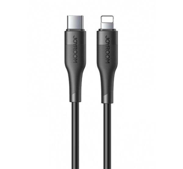 JOYROOM adatkábel és töltő (Type-C - lightning 8pin, 20W, gyorstöltés támogatás, 120cm, törésgátló) FEKETE (S-1224M3) JOYROOM adatkábel és töltő (Type-C - lightning 8pin, 20W, gyorstöltés támogatás, 120cm, törésgátló) FEKETE (S-1224M3)