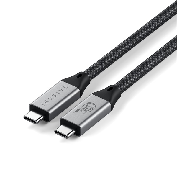 Satechi ST-YU4120M 1,2m USB 4 fekete kábel Satechi ST-YU4120M 1,2m USB 4 fekete kábel