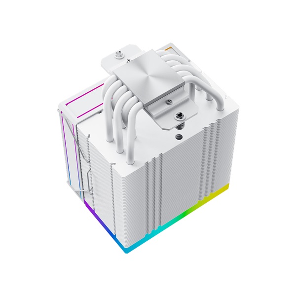 ID-Cooling CPU Cooler - FROZN A610 ARGB WHITE (29.9dB; max. 132,54 m3/h; 4pin, 4 db heatpipe, 12cm, A-RGB, PWM)