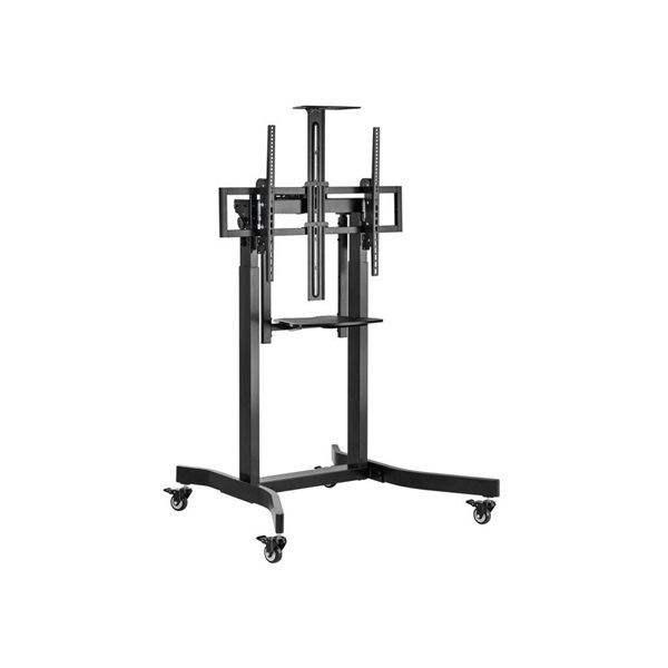 Equip 650633 55"-100" álló dönthető állítható magasság gurulós motoros Max.:120kg TV állvány Fekete Equip 650633 55"-100" álló dönthető állítható magasság gurulós motoros Max.:120kg TV állvány Fekete
