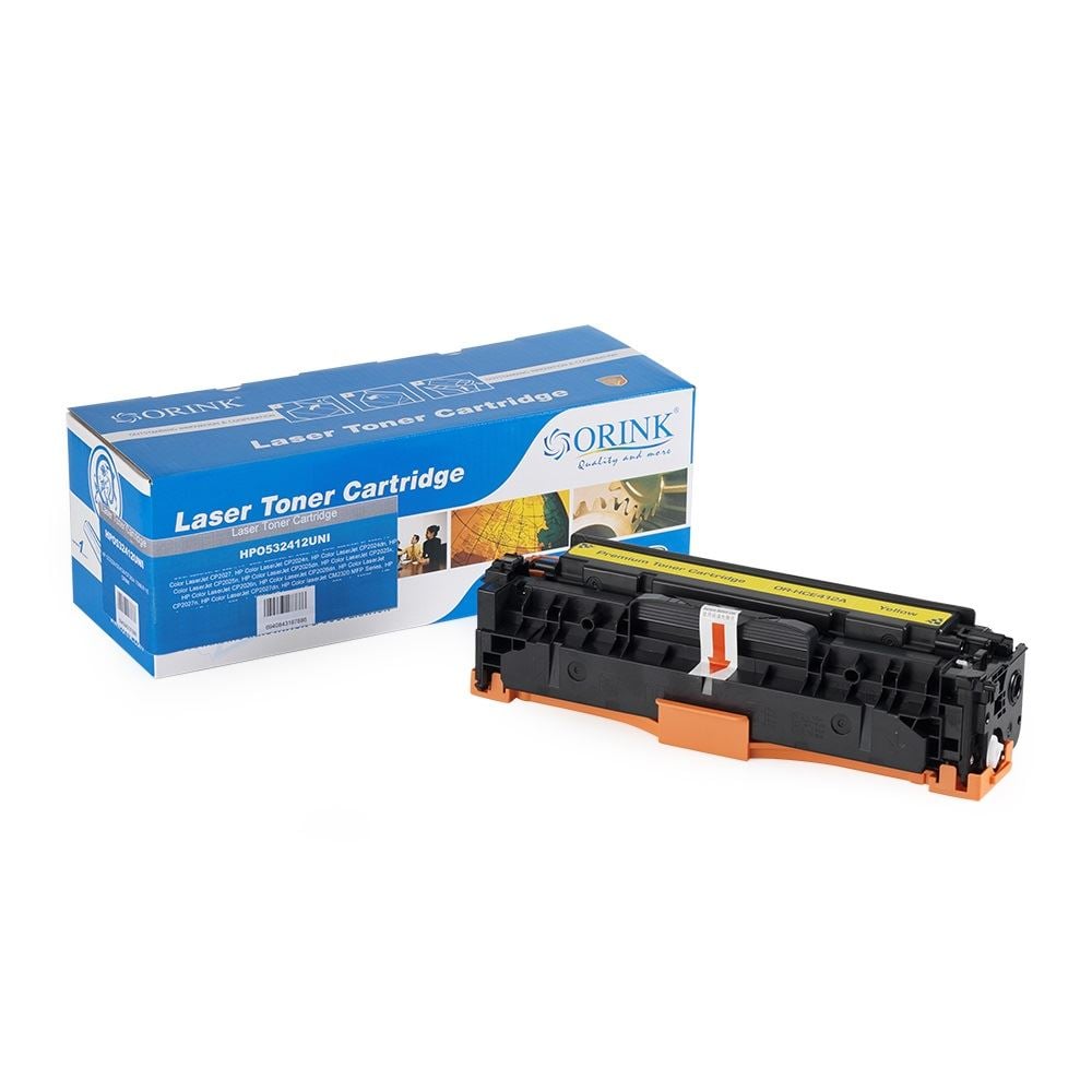 Orink utángyártott HP CC532A/CE412A/CF382A/Canon CRG718 toner sárga (HPO532412UNI) Orink utángyártott HP CC532A/CE412A/CF382A/Canon CRG718 toner sárga (HPO532412UNI)