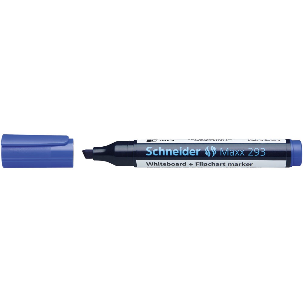 SCHNEIDER Tábla- és flipchart marker 2-5mm, vágott végű Maxx 293 kék (29399 - 03) SCHNEIDER Tábla- és flipchart marker 2-5mm, vágott végű Maxx 293 kék (29399 - 03)