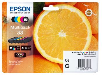 Epson 33 Multipack tintapatron (C13T33374011) Epson 33 Multipack tintapatron (C13T33374011)