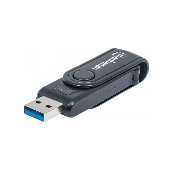 Manhattan 24in1 USB3.0 külső író/olvasó Kártyaolvasó  