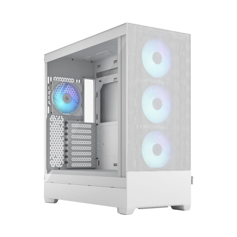 Fractal Design  FD-C-POR1X-01 Pop XL Air táp nélküli ablakos ház RGB White TG Clear  fehér