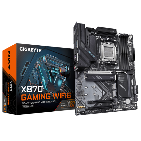GIGABYTE AM5 X870 GAMING WIFI6 AMD X870 ATX Alaplap GIGABYTE AM5 X870 GAMING WIFI6 AMD X870 ATX Alaplap