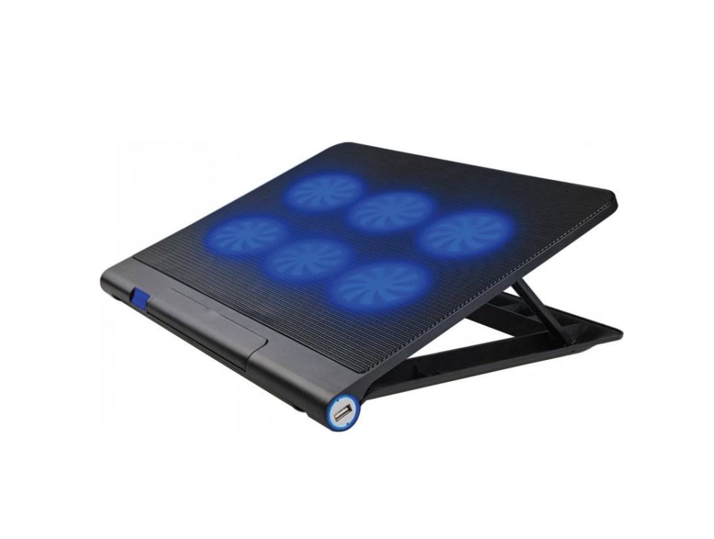 Platinet Notebook hűtőpad 17.3" fekete (PLCP6FB)