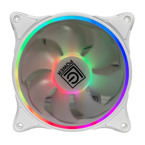  LC Power LC-CF-120-ARGB-W Hűtő ventilátor Fehér