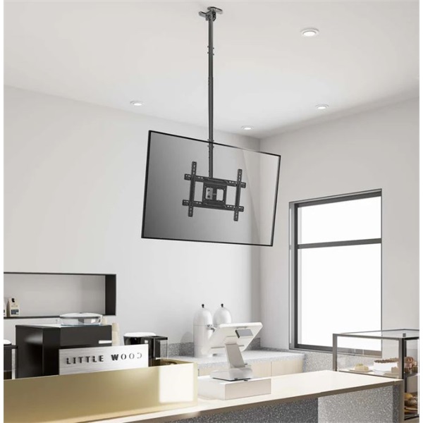 Manhattan forgatható  dönthető  teleszkópos 70cm-157cm-ig  37" to 80" 50kg terhelhetőség TV Mennyezeti konzol