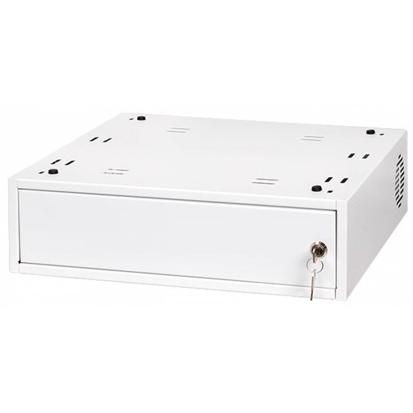Stalflex 3U fali rack szekrény 19" 420mm fehér (CHR19-3U-420W)