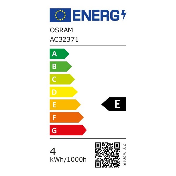 Osram BASE LED fényforrás E14 4W kisgömb 4000K átlátszó üveg (3db) (4058075819733)