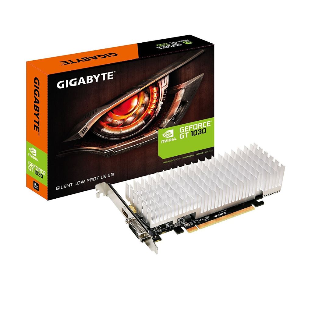 Gigabyte GeForce GT 1030 Silent Low Profile 2G videokártya (GV-N1030SL-2GL)