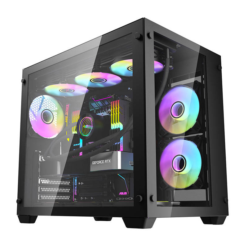 Computer case  Darkflash C285 (black)