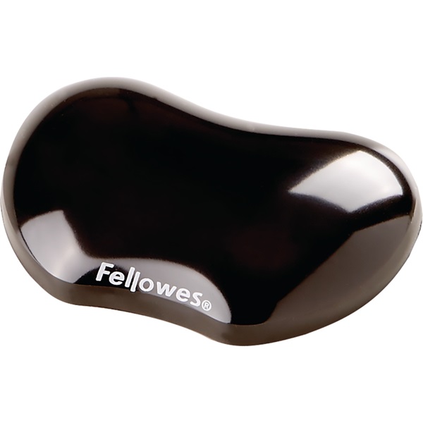 Fellowes Crystal Gel fekete mini csuklótámasz Fellowes Crystal Gel fekete mini csuklótámasz