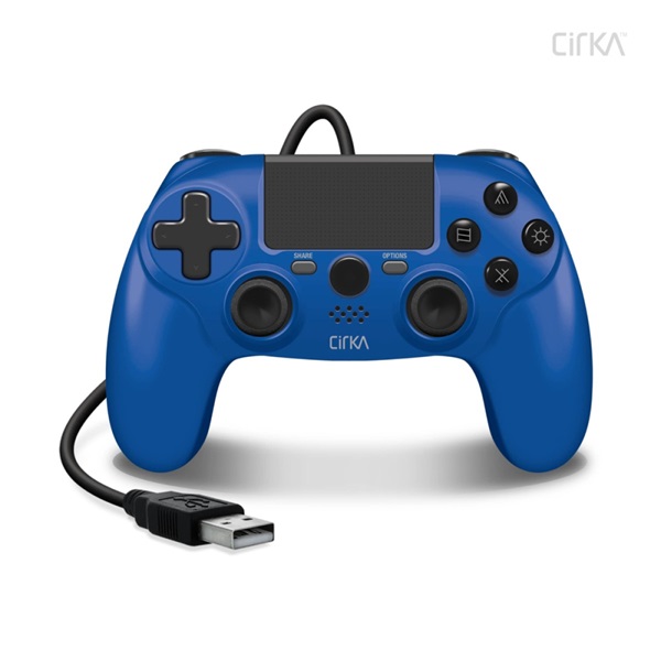 Cirka M07527-BU NuForce PS4/PC/Mac kék vezetékes kontroller Cirka M07527-BU NuForce PS4/PC/Mac kék vezetékes kontroller
