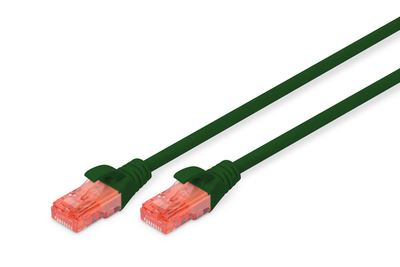 Digitus DK-1617-005/G U/UTP patch kábel CAT6 0.5m zöld - LSZH Digitus DK-1617-005/G U/UTP patch kábel CAT6 0.5m zöld - LSZH