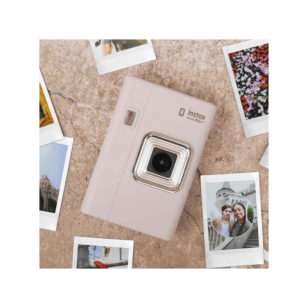 FUJIFILM INSTAX MINI LIPLAY+ Fényképezőgép Bézs