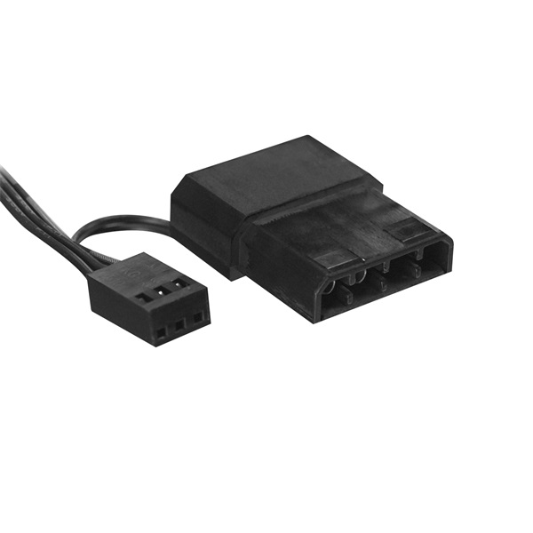 Rampage Cooler 12cm  GLARE F50  ház hűtésre  Rainbow LED  fekete