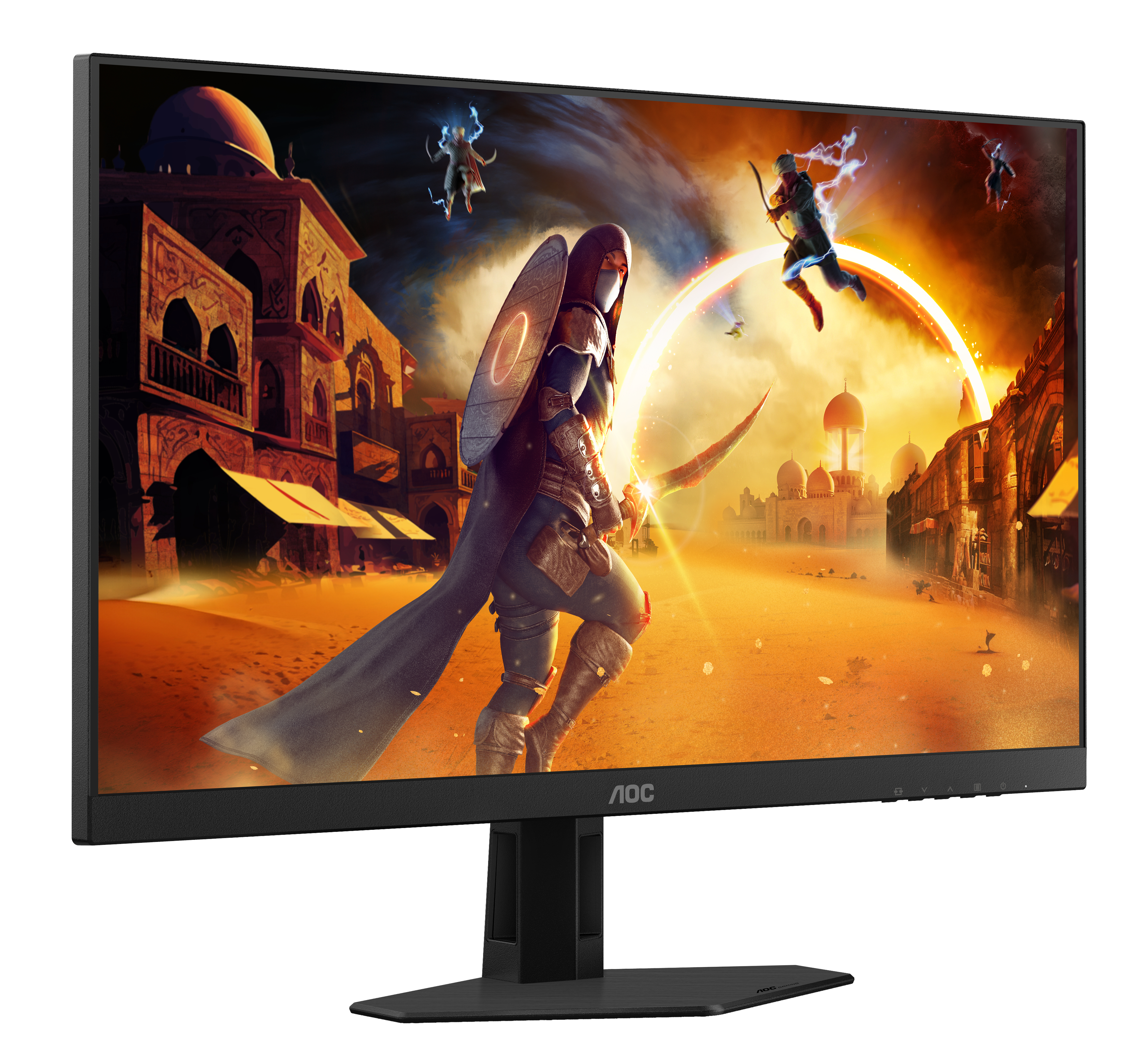 AOC  27" 27G4HRE Monitor - 1920x1080, Full HD, LED, IPS, 200Hz, 1ms, Hangszóró, FreeSync, G-Sync, Gamer, Fekete