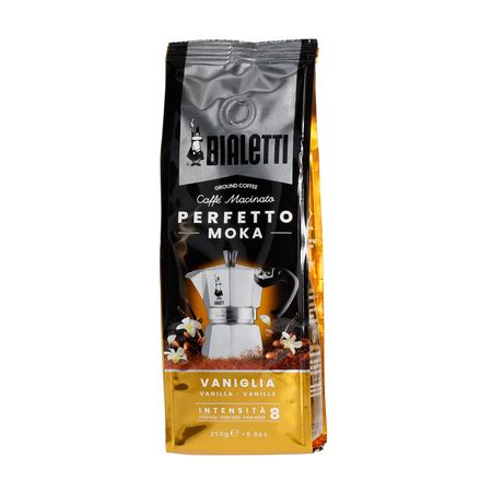 Bialetti Moka Perfetto vanília ízű őrölt kávé 250g (96080360 / 8006363031769) Bialetti Moka Perfetto vanília ízű őrölt kávé 250g (96080360 / 8006363031769)