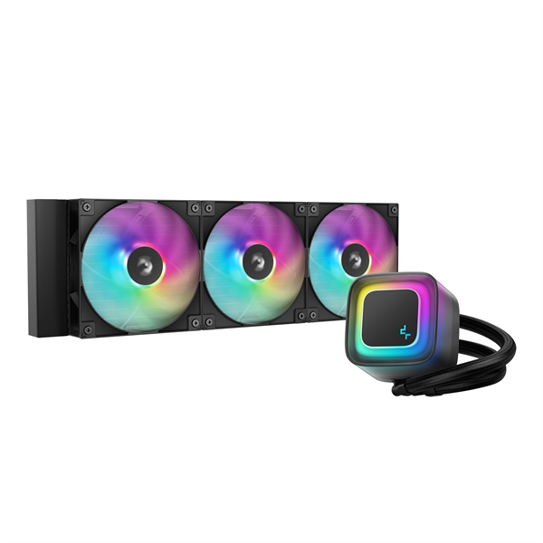 DeepCool LE360 V2 max 31,6dB max. 128,93 m3/h 3x12cm A-RGB LED CPU Water Cooler DeepCool LE360 V2 max 31,6dB max. 128,93 m3/h 3x12cm A-RGB LED CPU Water Cooler