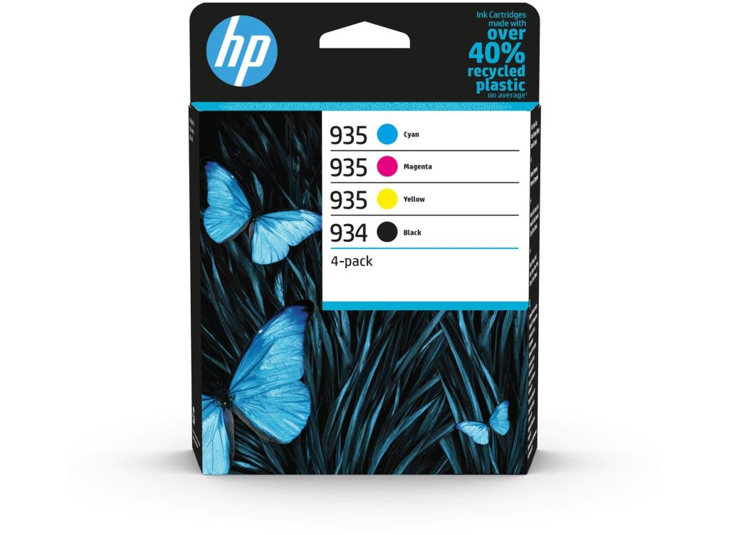 HP 934 fekete/935 cián/magenta/sárga tintapatron csomag (6ZC72AE) HP 934 fekete/935 cián/magenta/sárga tintapatron csomag (6ZC72AE)