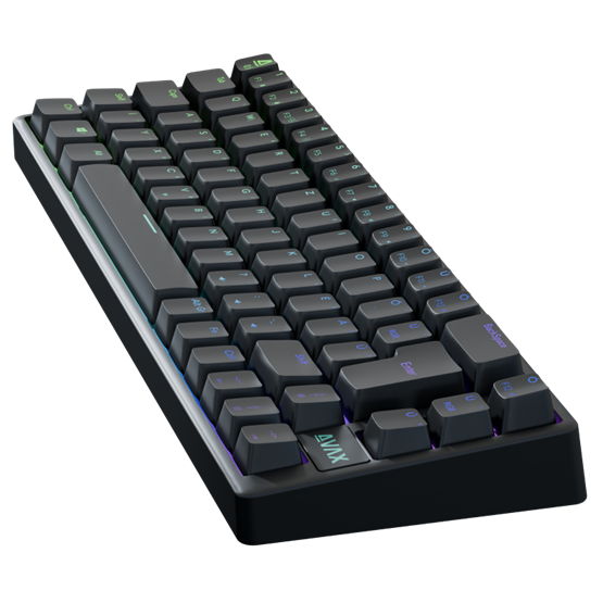  AVAX GM01 PRO 65% RGB tri-mode mechanikus billentyűzet Gateron piros switch