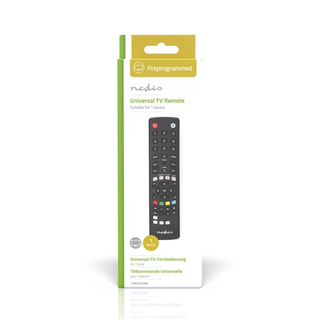 Nedis TVRC2310BK univerzális távirányító Nedis TVRC2310BK univerzális távirányító