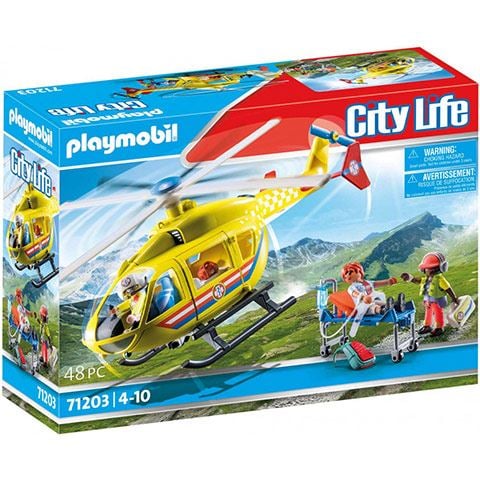 Playmobil: City Life Mentőhelikopter (71203)