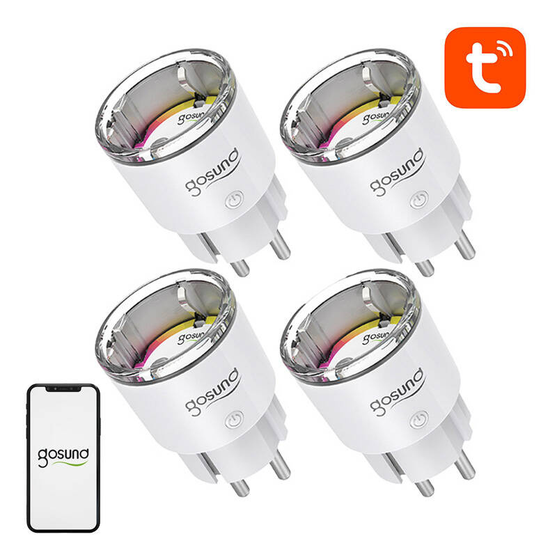 Gosund EP2 WiFi-s okos konnektor   4 darab  10A Tuya