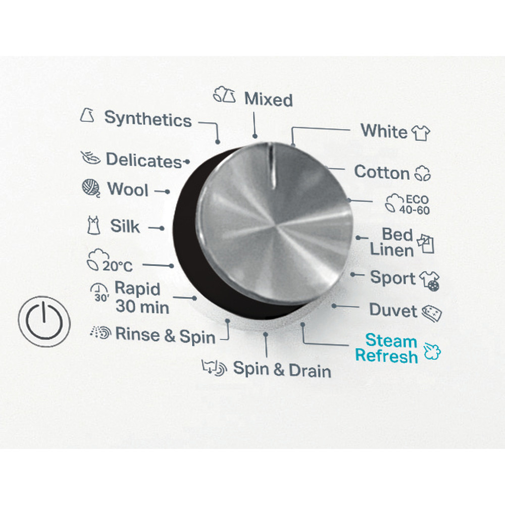 Whirlpool FFD 9489 BV EE Elöltöltős mosógép - 9 Kg, 1350 Fordulat/perc, A Energiaosztály, Gőz funkció