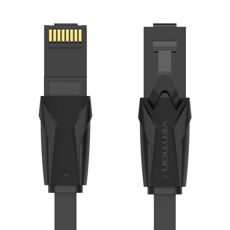 Flat UTP Category 6 Network Cable Vention IBABF 1m Black