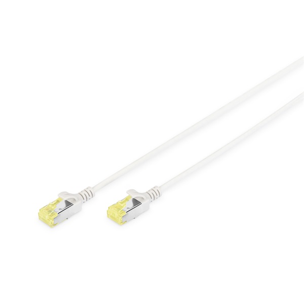 DIGITUS CAT6A U/FTP LSZH 2m szürke slim patch kábel DIGITUS CAT6A U/FTP LSZH 2m szürke slim patch kábel
