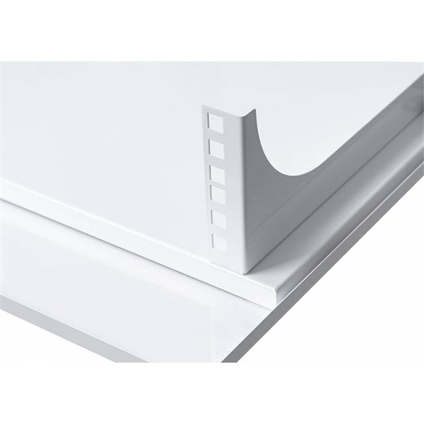 Stalflex 2U fali rack szekrény 19" 130mm fehér (CR19-2U-130-W)