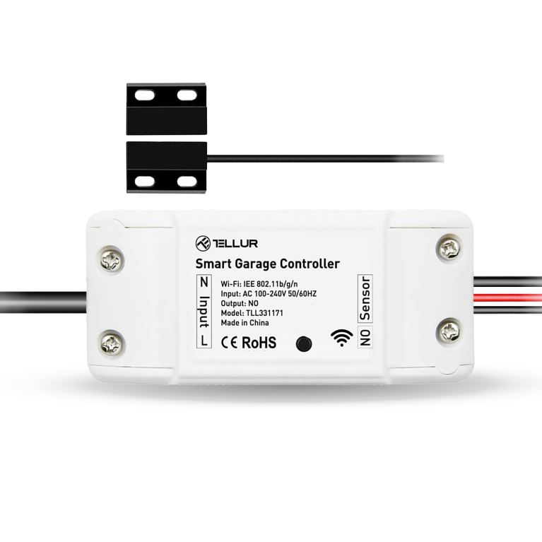 Tellur WiFi Garage Door Control Kit garázs ajtó nyitó kapcsoló (TLL331171) Tellur WiFi Garage Door Control Kit garázs ajtó nyitó kapcsoló (TLL331171)