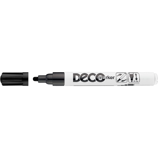 ICO Deco Marker fekete lakkmarker ICO Deco Marker fekete lakkmarker