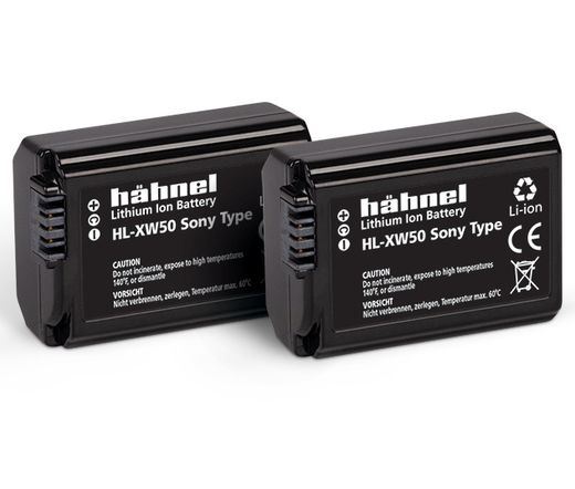Hahnel HL-XW50 Twin Pack akkumulátor szett Sony NP-FW50 1000mAh 1000 160.4 Hahnel HL-XW50 Twin Pack akkumulátor szett Sony NP-FW50 1000mAh 1000 160.4